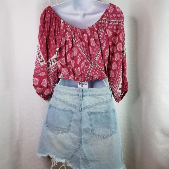 Show Me Your Mumu Lima scrunch crop top - Picture 4 of 8